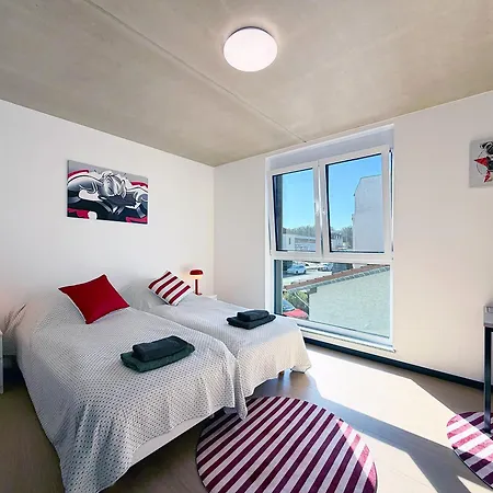 شقة Bonquartier - Design Mit Balkon, Arbeitsplatz Und Parkplatz فاختبيرغ