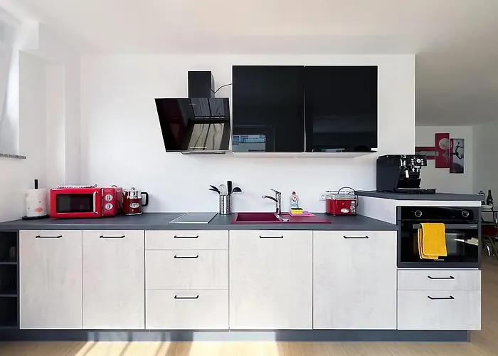 شقة Bonquartier - Design Mit Balkon, Arbeitsplatz Und Parkplatz فاختبيرغ