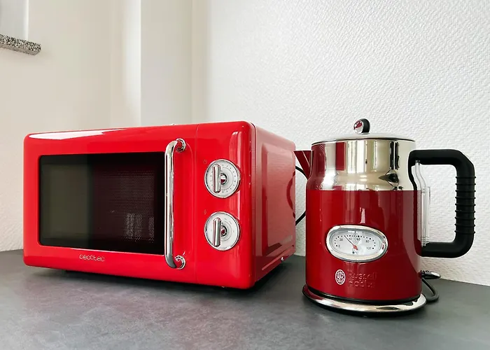 Bonquartier - Design Mit Balkon, Arbeitsplatz Und Parkplatz شقة